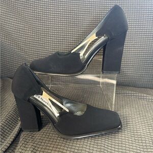Nando Muzi Classic Black Block Heels